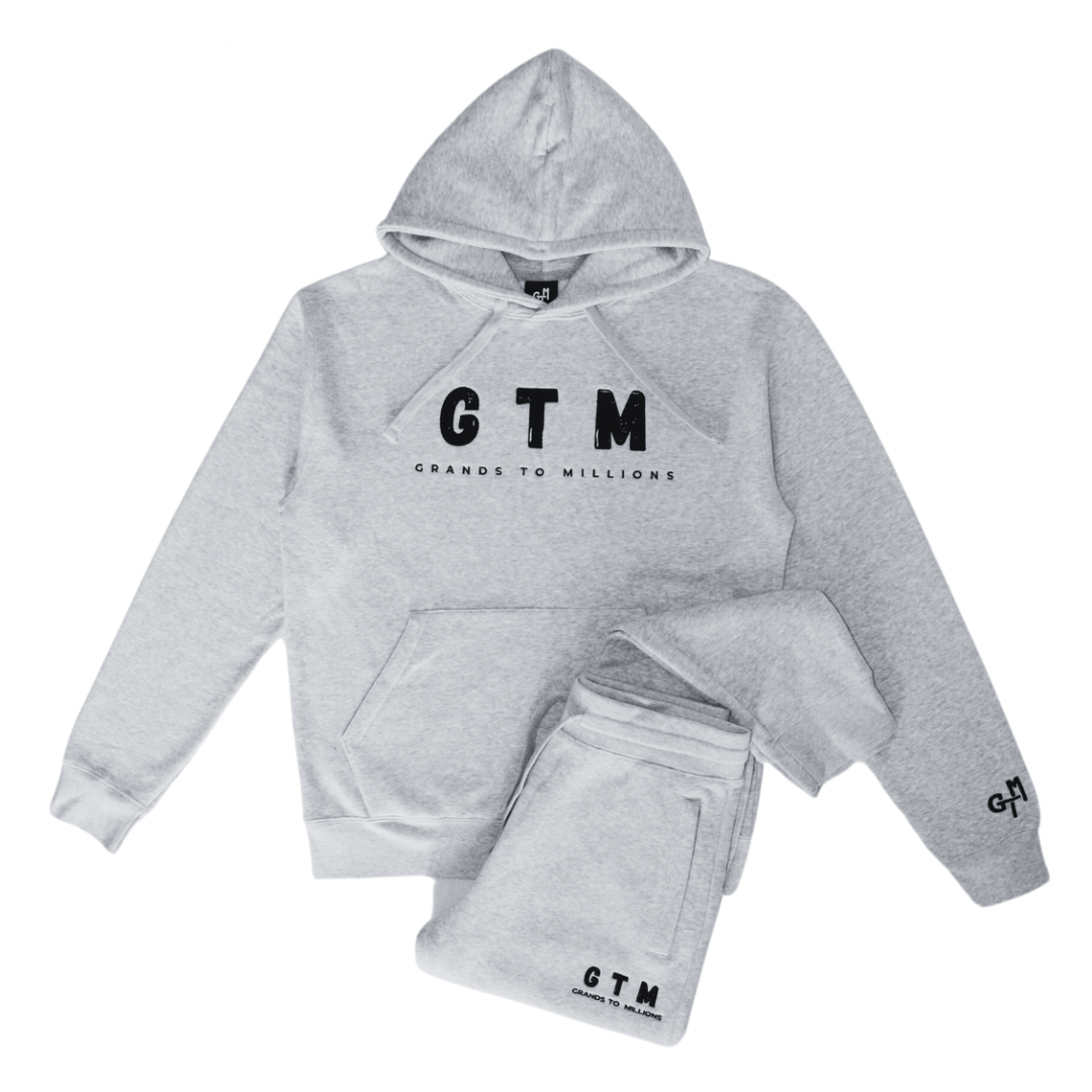 Grey GTM Embroidery Tracksuit Set