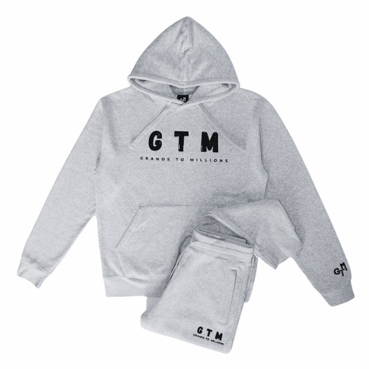 Grey GTM Embroidery Tracksuit Set